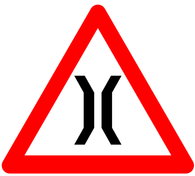 Narrow Bridge road sign
