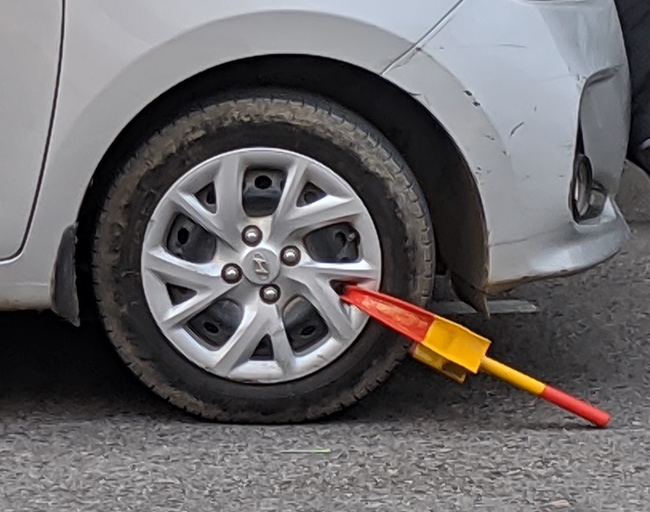 Clamped Car